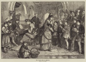 The Village Choir at Rehearsal